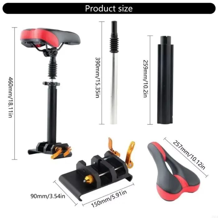Sellets scooter électriques Sellets scooter électriques SIÈGES SCOOTER RÉGLABLES ACCORTS SIÈGES SCOOTER REPLOSSIONS
