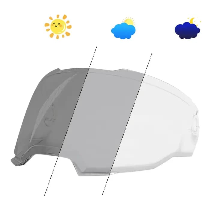Casque i80 lentille hromique pour HJC I80 HJ-44 i80