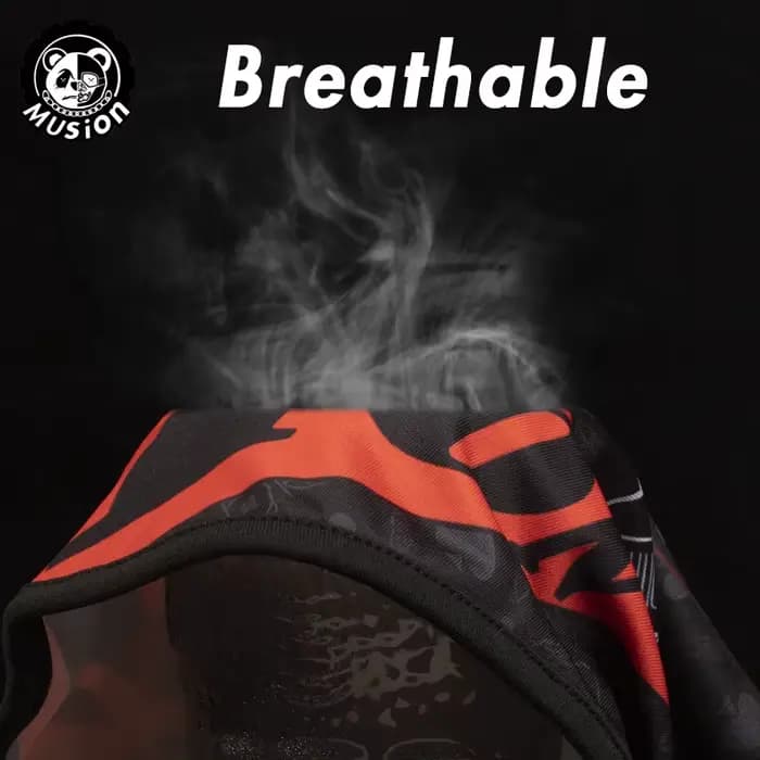 Musion Cagoule doublure de casque masque complet imprimé tête de mort Moto Topeng Muka Rider pour le cyclisme et