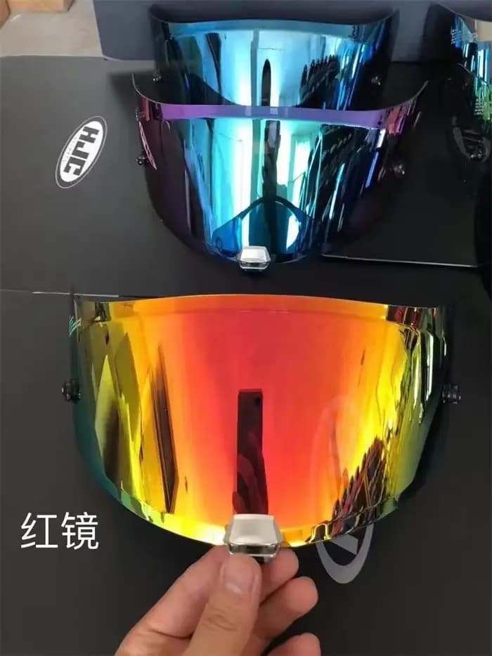 Lentille de casque de moto or Iridium pour HJC HJ-26 RPHA11/10/70 Lentilles