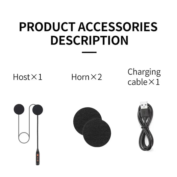 Casque de moto sans fil