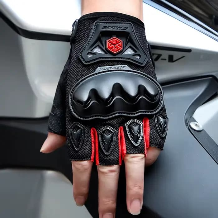 Scoyco – Gants de Moto demi-doigt