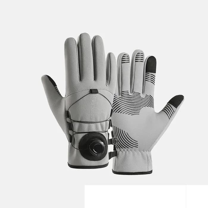 Gants de moto d'hiver chauds imperméables coupe-vent unisexe avec écran tactile pour l'équitation en plein air ski course cyclisme accessoires