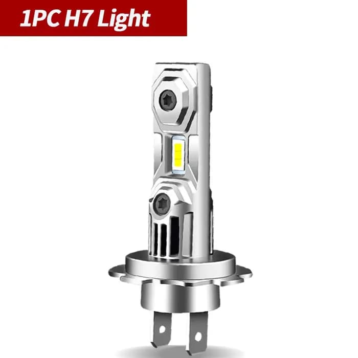 Phares LED pour moto H7 6000K blanc 30W