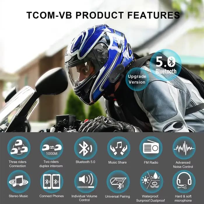 Oreillette Bluetooth pour moto