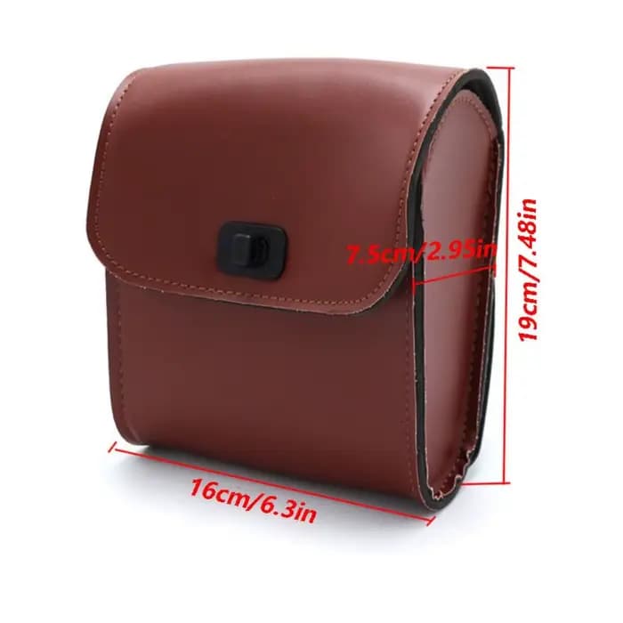 Mode VTT sac Vintage étanche moto Scooter électrique sac Durable grande capacité vélo avant sac