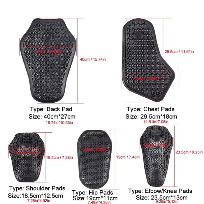 Protection dorsale pour moto certifiée CE