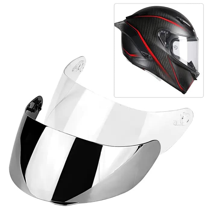 Visière d'objectif de casque de moto