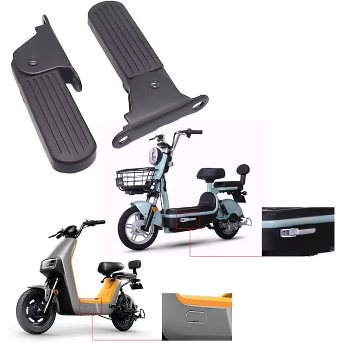 1 paire 5/7cm cyclomoteur électrique pédale avant Scooter
