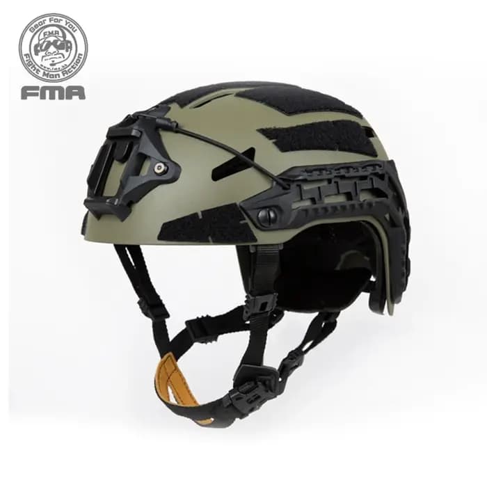 Casque balistique tactique FMA Caiman avec rail pour NVG