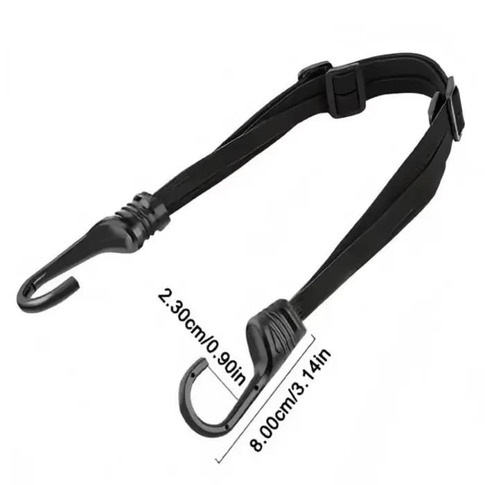 1 pièce Sacoche de transport élastique pour moto avec crochet de sécurité – Polyvalente pour casque et équipement
