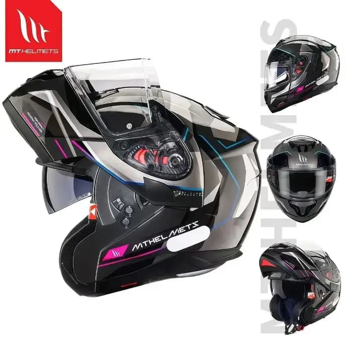 Casque intégral de moto pour hommes et femmes