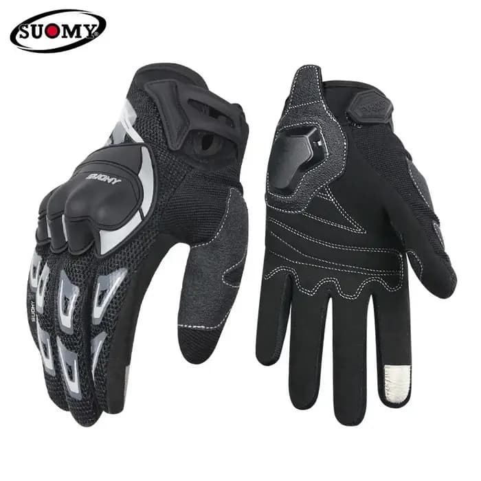 SUOMY SU-11 Gants de moto – Respirants à doigts complets