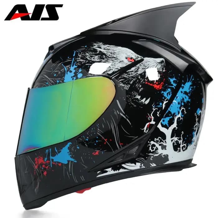 Casque de Moto Modulaire Cool avec Pare-Soleil Nik