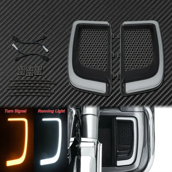 Carénage de Clignotant LED pour Moto Harley