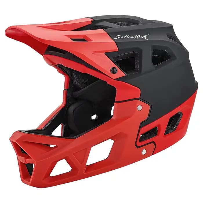 Casque de cyclisme vtt intégral VTT casque pour hommes DH BMX moto tout-terrain adulte vélo course a