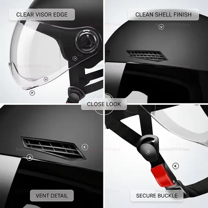 Casque de moto pour homme