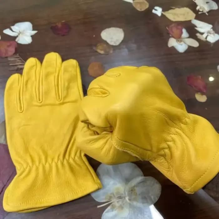 Gants de Moto en cuir Vintage pour hommes