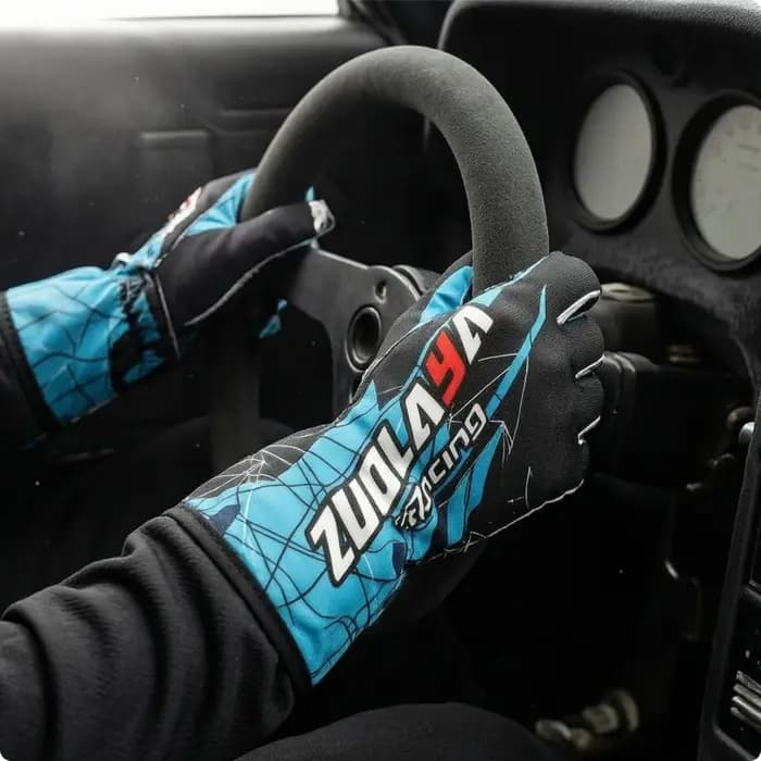 Gants de karting à manchette élastique