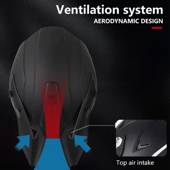 Casque de moto - Casque tout-terrain pour motocross