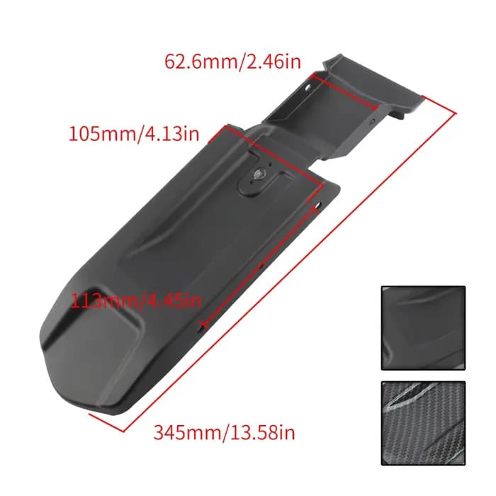 Endflats-Housses de protection en fibre de carbone pour moto Surron Light, accessoires de motocross,