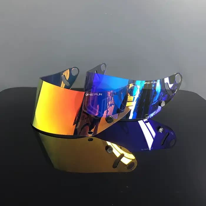 6 SK6 casque visière lentille moto