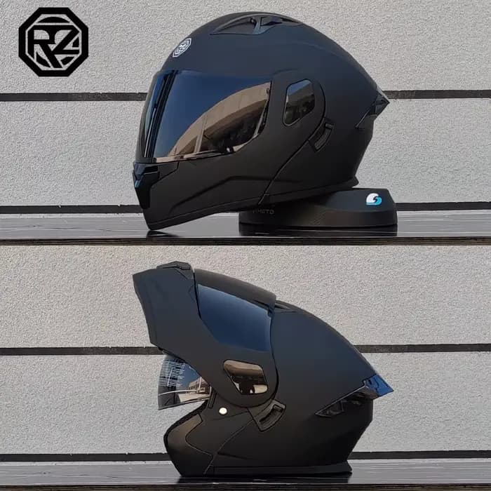 Casque de sport de moto professionnel à rabat, matériau ABS, casque intégral modulaire à double lent