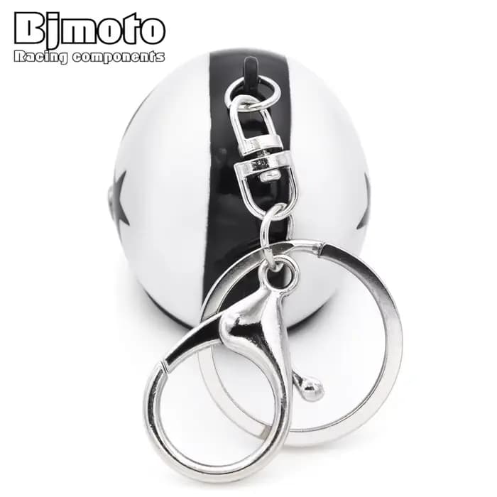 BJMOTO Mini Sport casque de moto pendentif porte-clés unisexe
