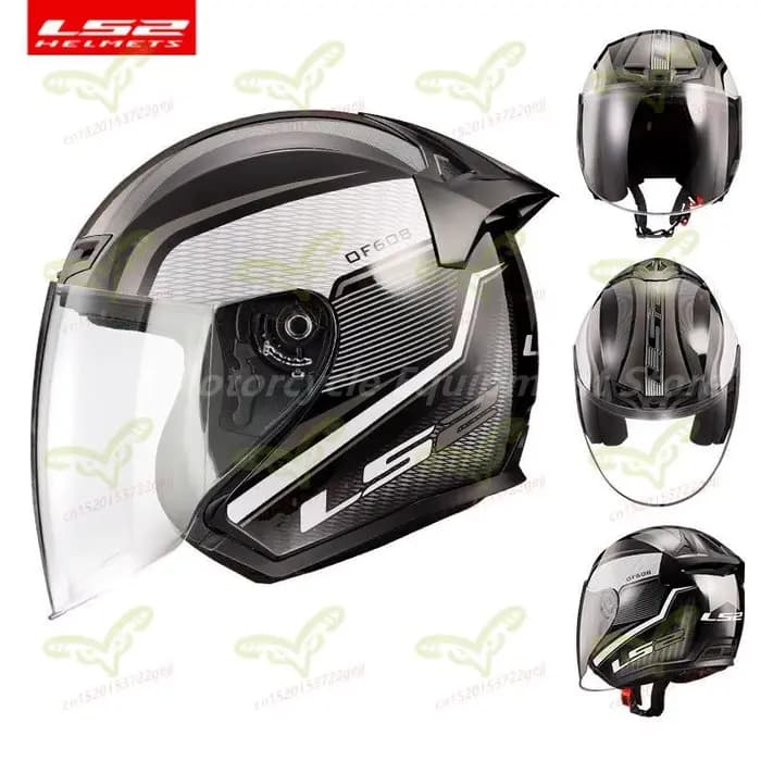 Casque de moto LS2 OF608 respirant pour l'été
