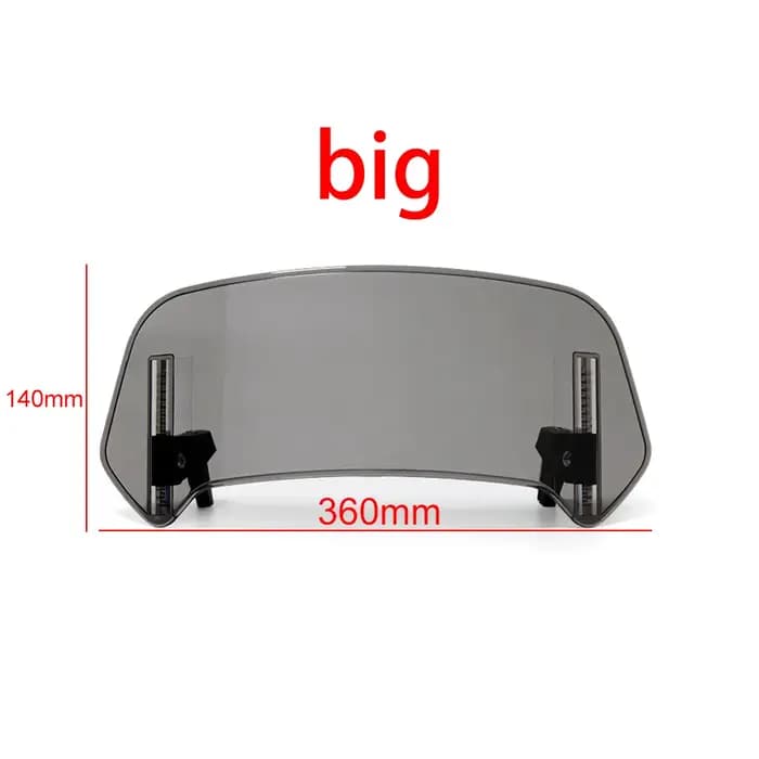 Extension de pare-brise de moto universelle pour BMW KTM KAWASAKI YAMAHA HONDA SUZUKI DUCATI