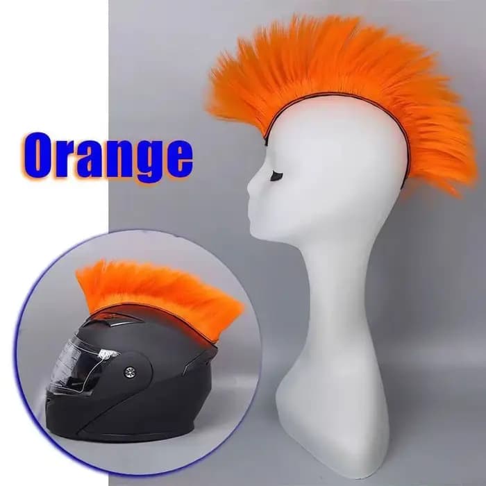 Nouvelles tresses en cheveux Mohawk pour décorations de casque de moto