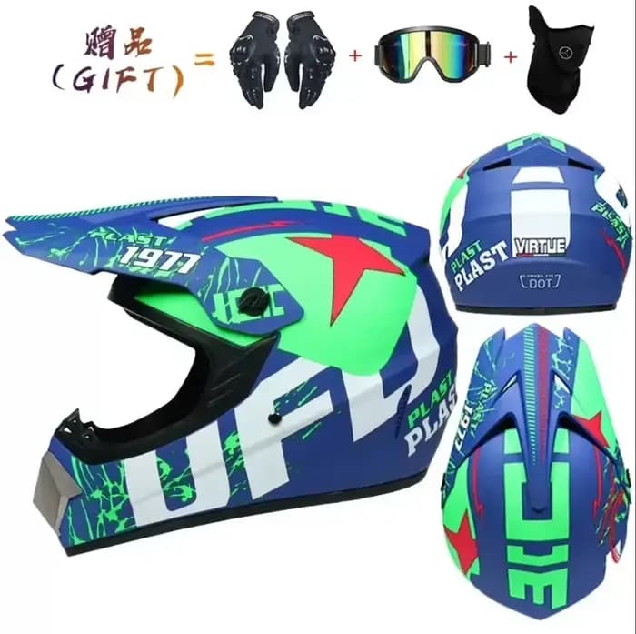 Casque de moto pour enfants Spider