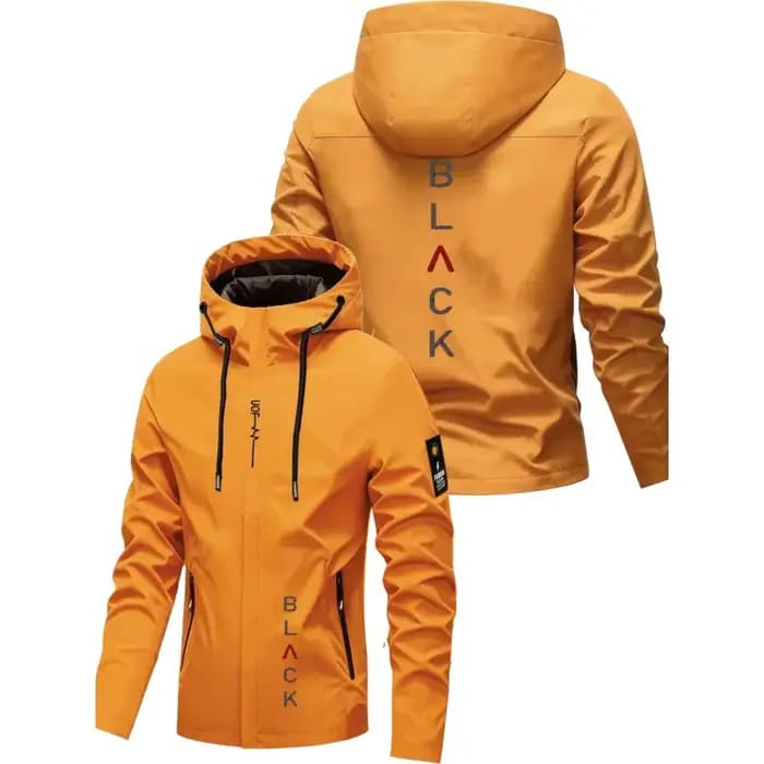 Veste de moto robuste pour hommes, toutes saisons, avec fermeture éclair intégrale, coupe-vent, à capuche, pour les déplacements, les voyages et les activités de plein air
