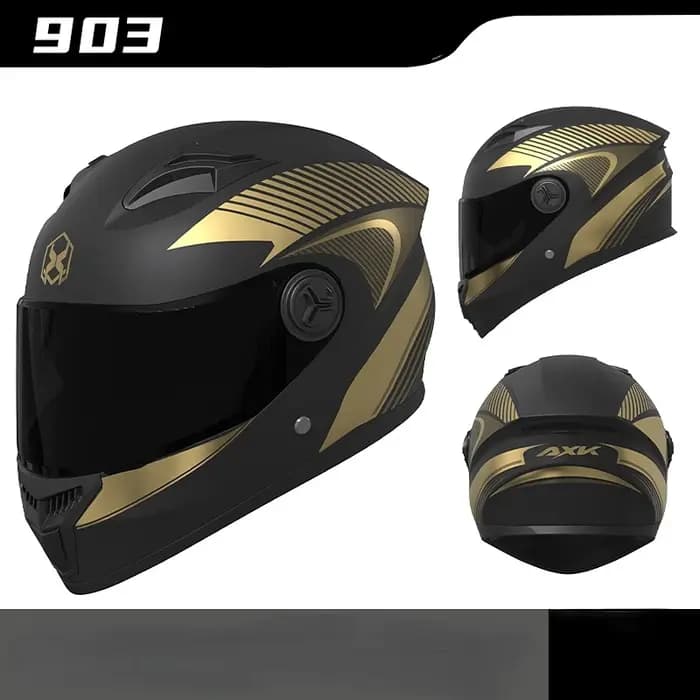 Casque de moto à double visière