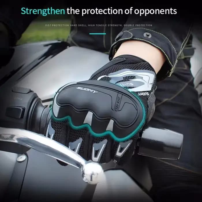 SUOMY SU-11 Gants de moto – Respirants à doigts complets