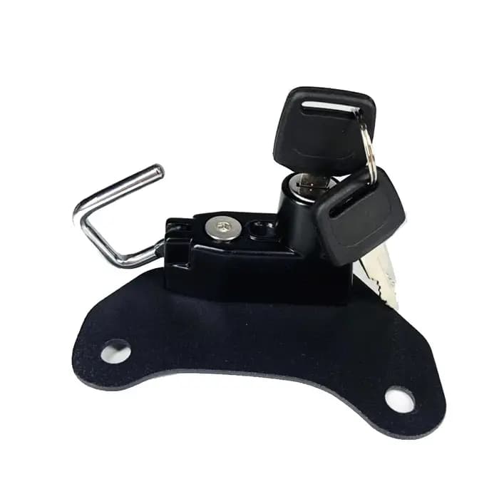 Serrure de casque avec mot de passe pour moto