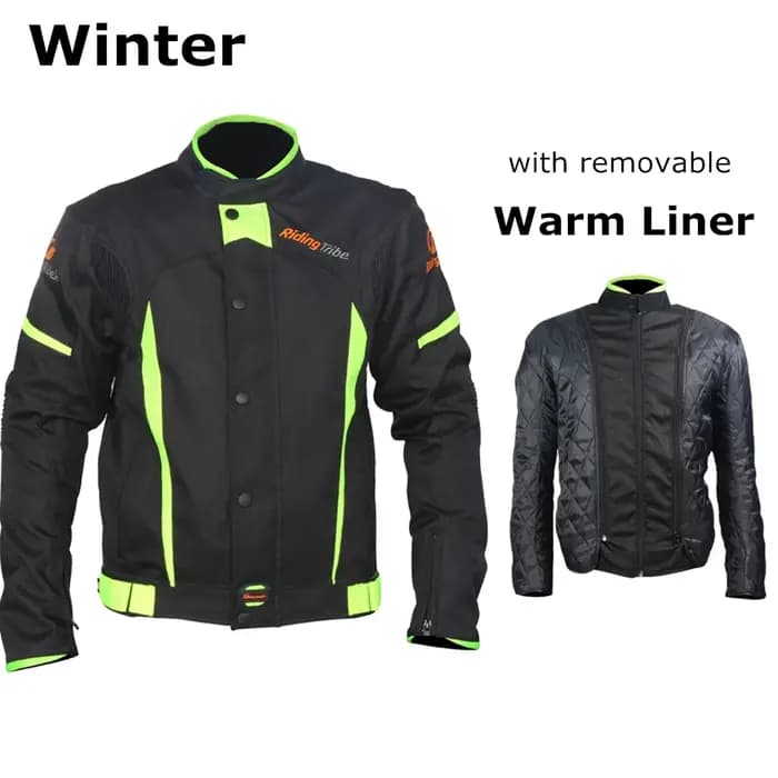 Veste de moto d'hiver manteau d'armure d'équitation imperméable