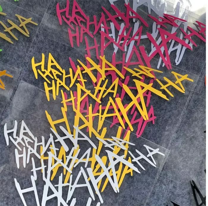 HAHAHA – autocollant pour casque de moto