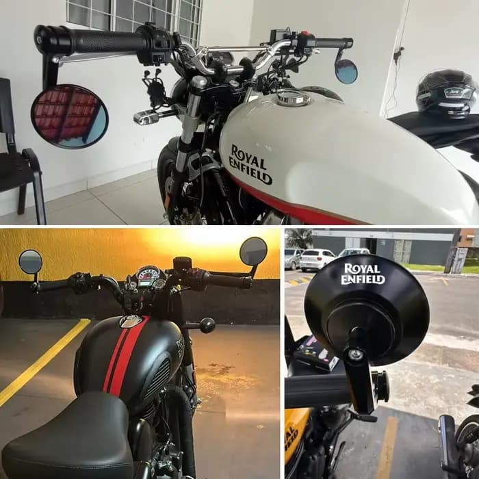 Rétroviseurs universels en aluminium CNC pour moto
