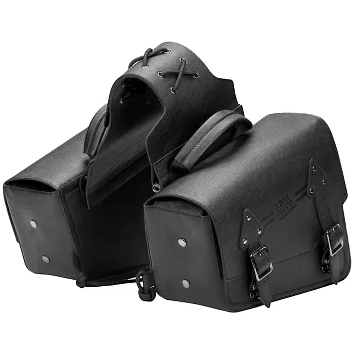 KEMIMOTO sacs de selle de moto sacs de selle latéraux en cuir souple sacs de selle imperméables sur