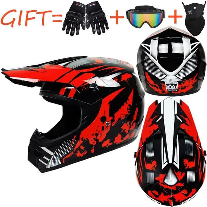 Vélo vtt Motocross casque de course Motocross descente casque de vélo tout-terrain montagne casque i