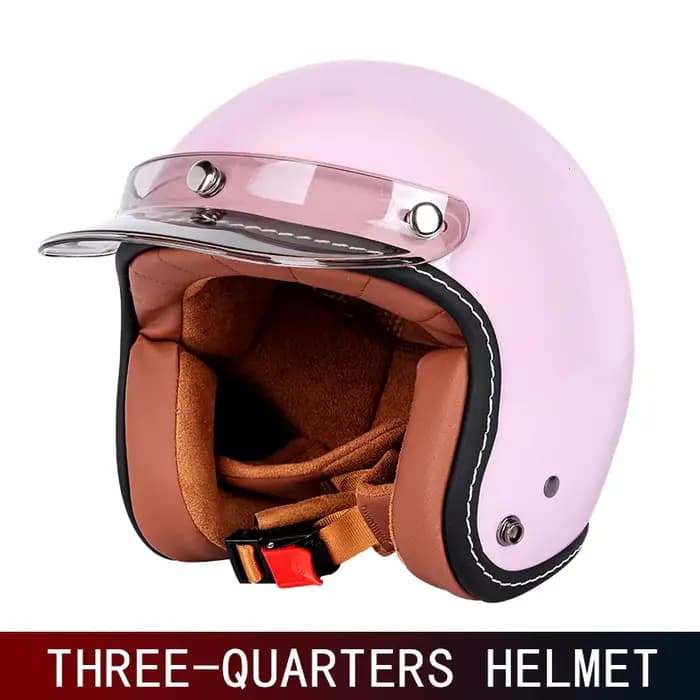 Casque de moto rétro 3/4
