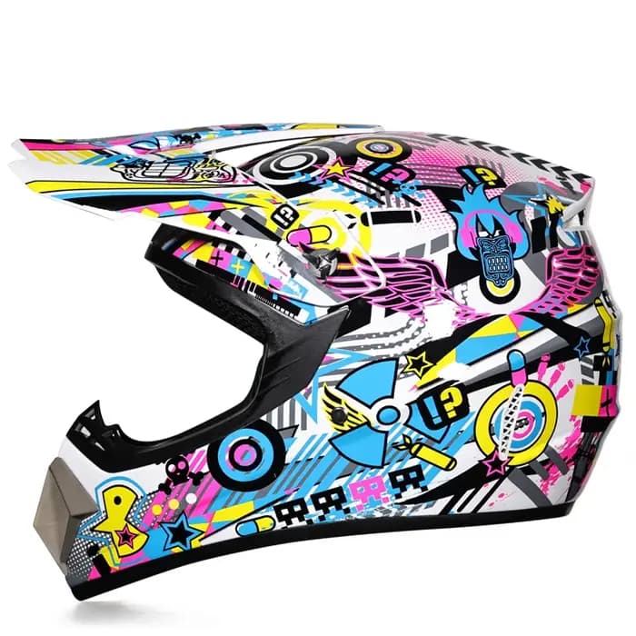 Casque de moto intégral pour enfants