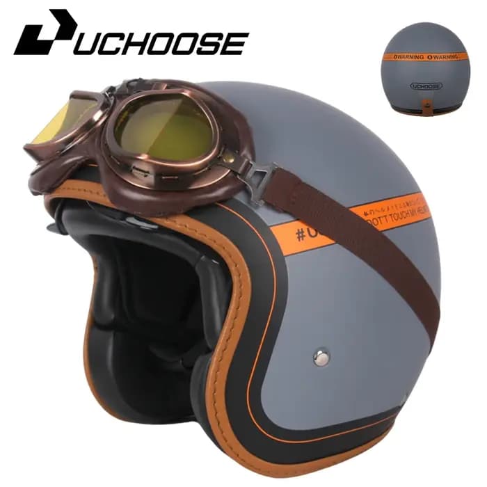 DOT Open Face Casco Moto for Harley Motorcycle Accessories Men