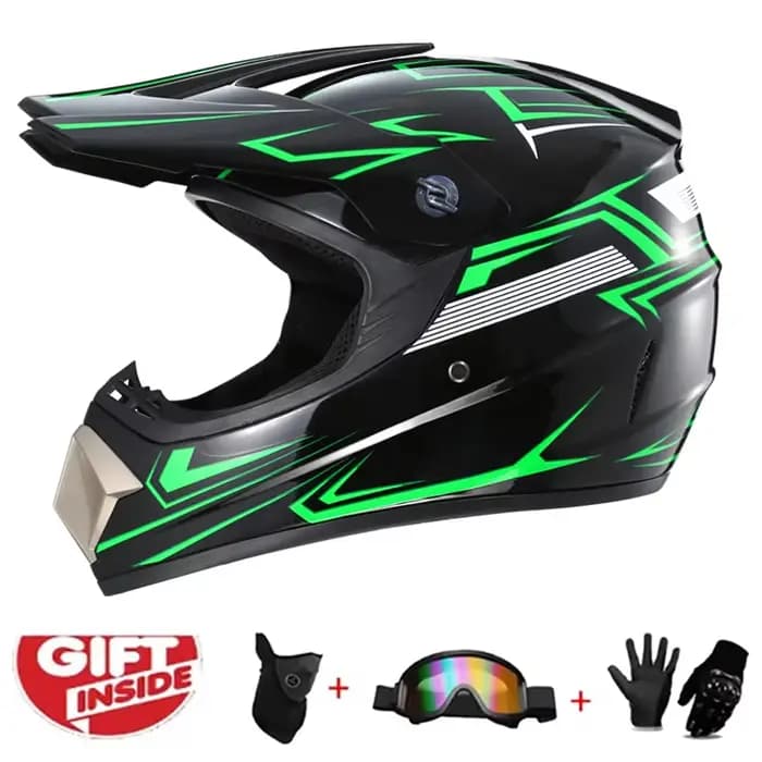Casque de moto tout-terrain pour enfants – Approuvé DOT pour le motocross, le vélo de cross et de cr