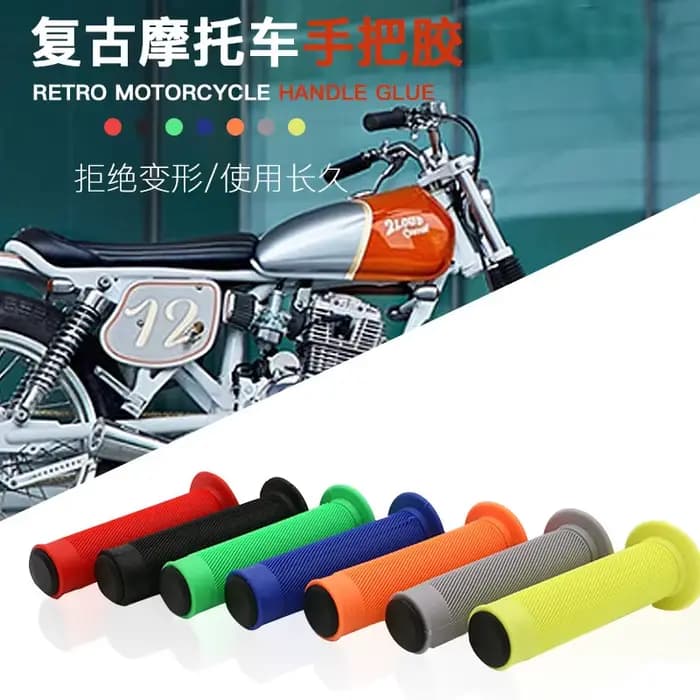 Paire de Poignées de Guidon de Moto en Caoutchouc de 22mm, Accessoires Universels pour Motocross, In