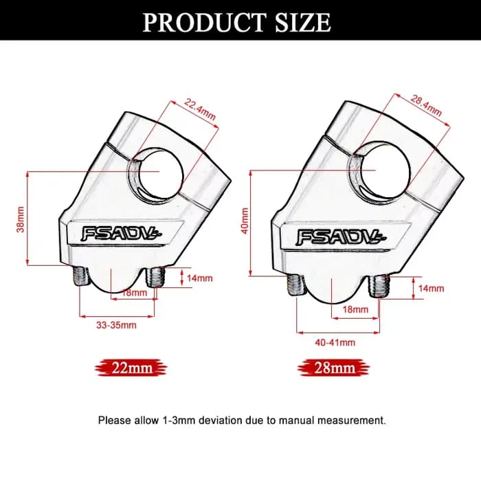 Pour CFMOTO 450MT 800MT 800MT-X 2021-2025 accessoires de moto adaptateur de montage de barre 450 800 MT couvercle de
