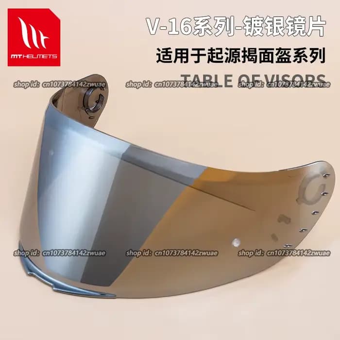 Casque de moto Shield MT-V-14 pour des trucs Seulement pour le modèle RAPID