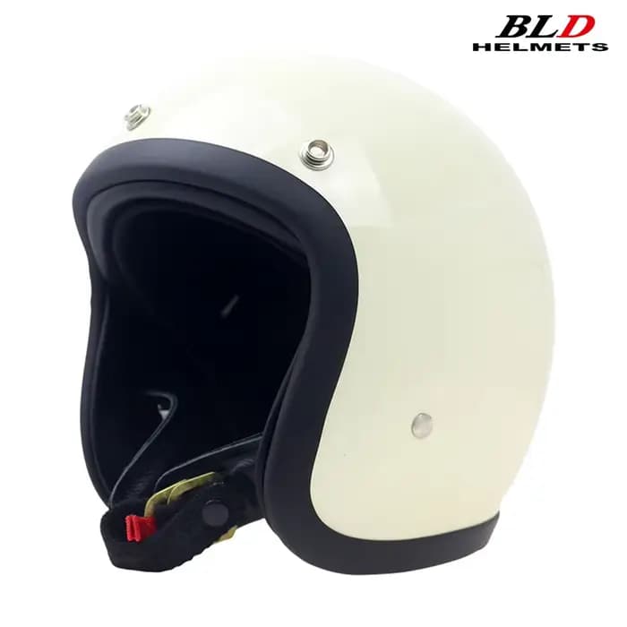 BLD TT & COCASCOS 500TX casque rétro à carreaux classique noir blanc unisexe casque de Moto Vintage
