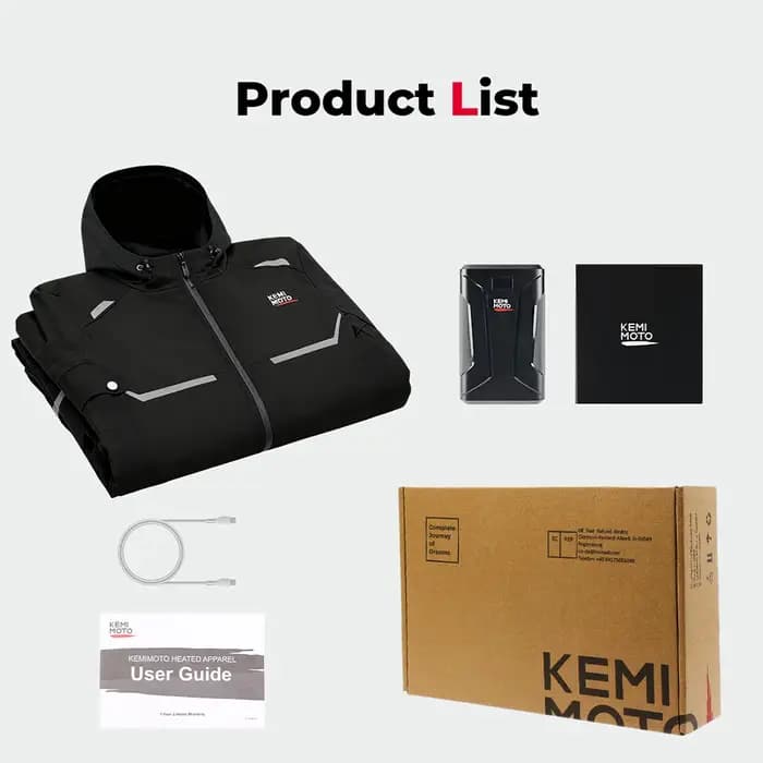KEMIMOTO veste chauffante moto